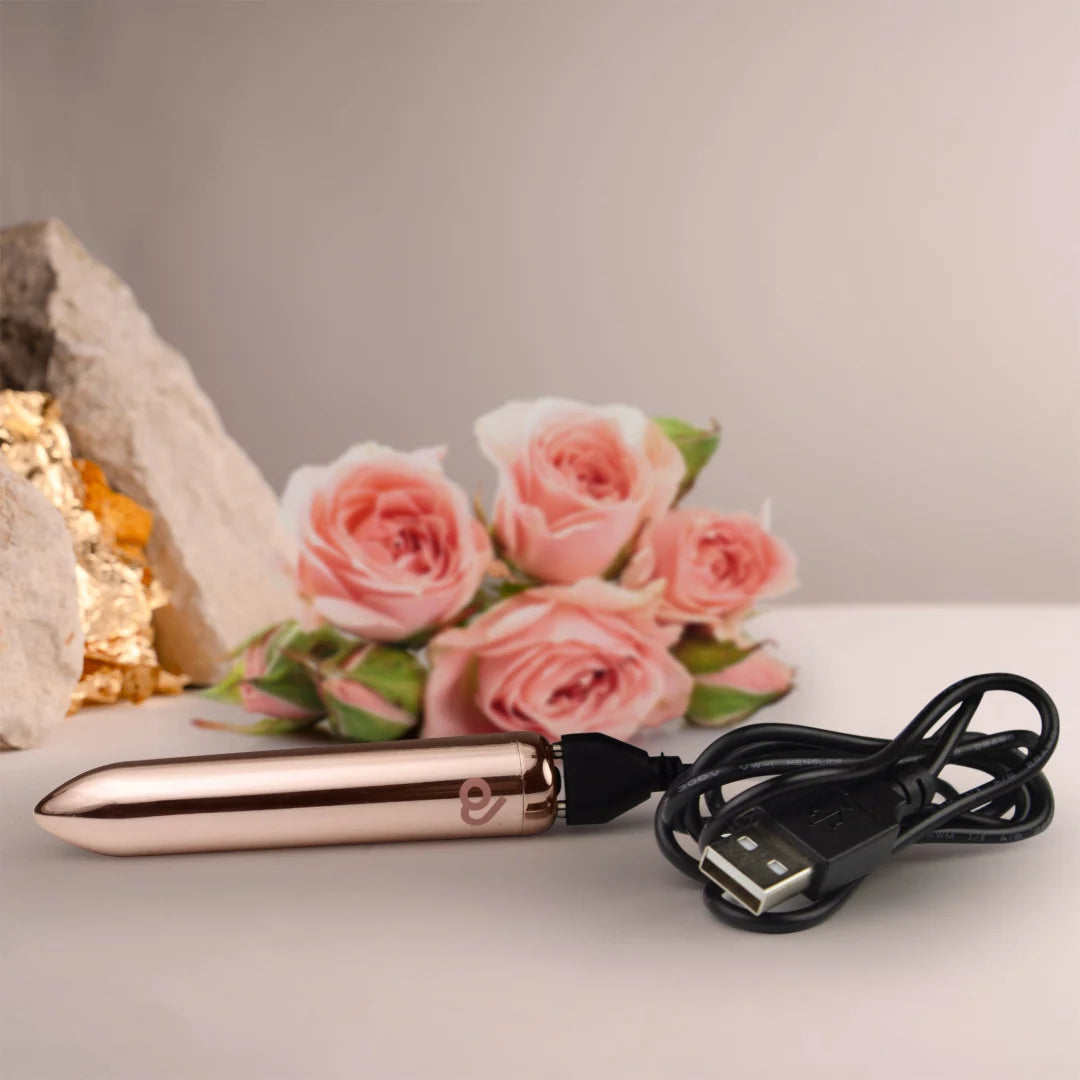 Rocks-Off Golden Rose Rechargeable Bullet Vibrator