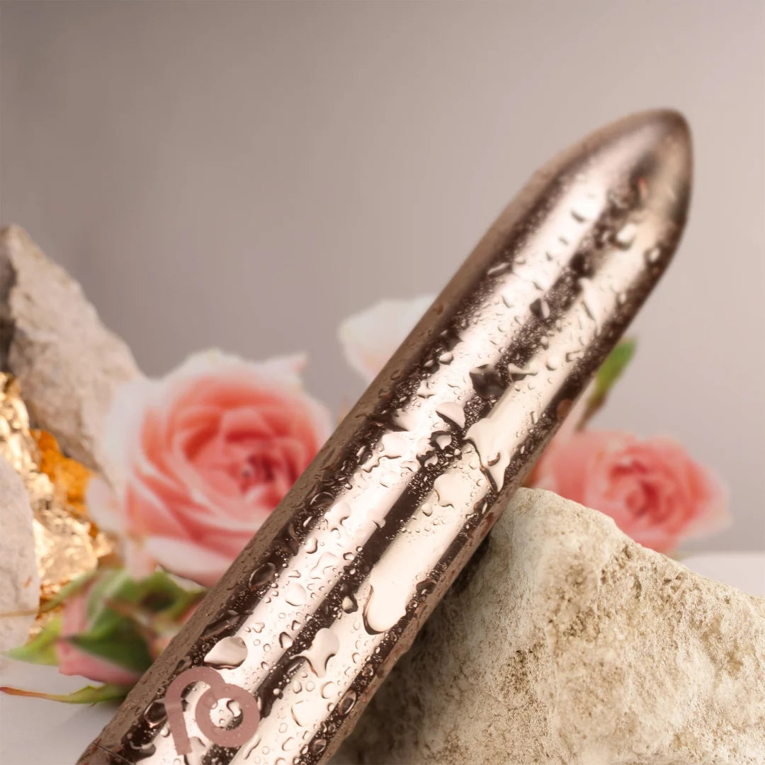 Rocks-Off Golden Rose Rechargeable Bullet Vibrator