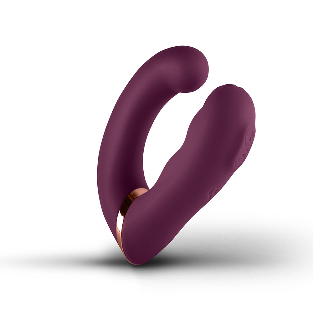 Rocks-Off Variety Rechargeable Wearable Vibrator – Burgundy