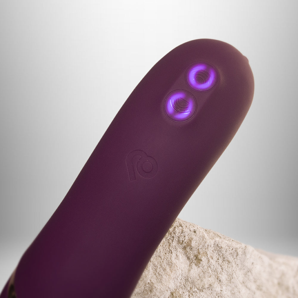 Rocks-Off Variety Rechargeable Wearable Vibrator – Burgundy