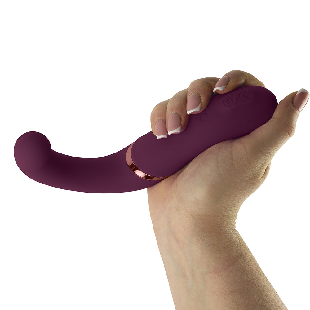 Rocks-Off Variety Rechargeable Wearable Vibrator – Burgundy
