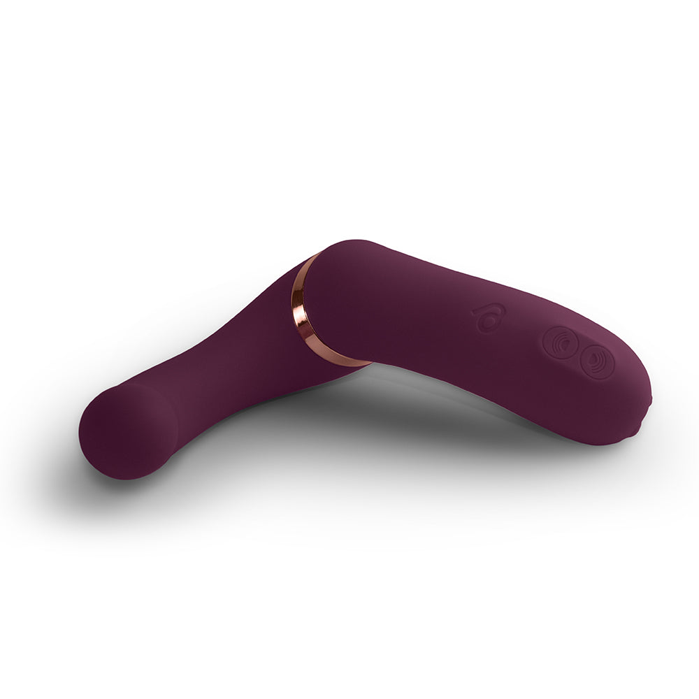 Rocks-Off Variety Rechargeable Wearable Vibrator – Burgundy
