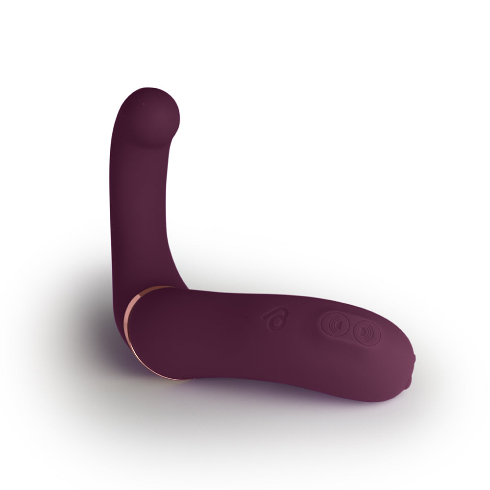 Rocks-Off Variety Rechargeable Wearable Vibrator – Burgundy