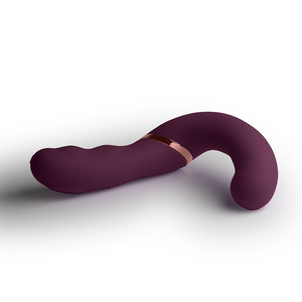 Rocks-Off Variety Rechargeable Wearable Vibrator – Burgundy