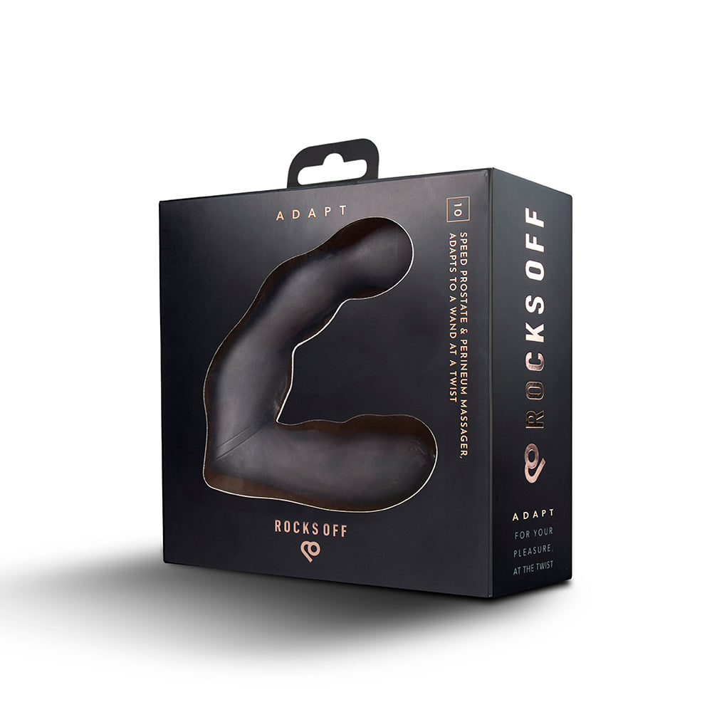 Rocks-Off Adapt Rechargeable Prostate Massager – Black