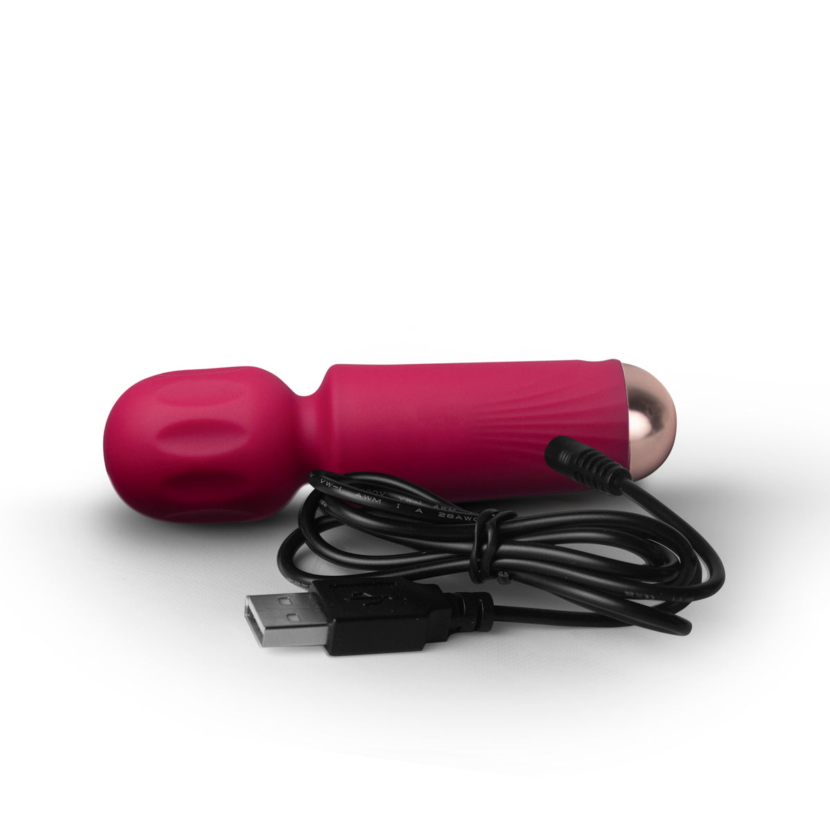 Rocks-Off Rechargeable Mini Wand – Azalea Red