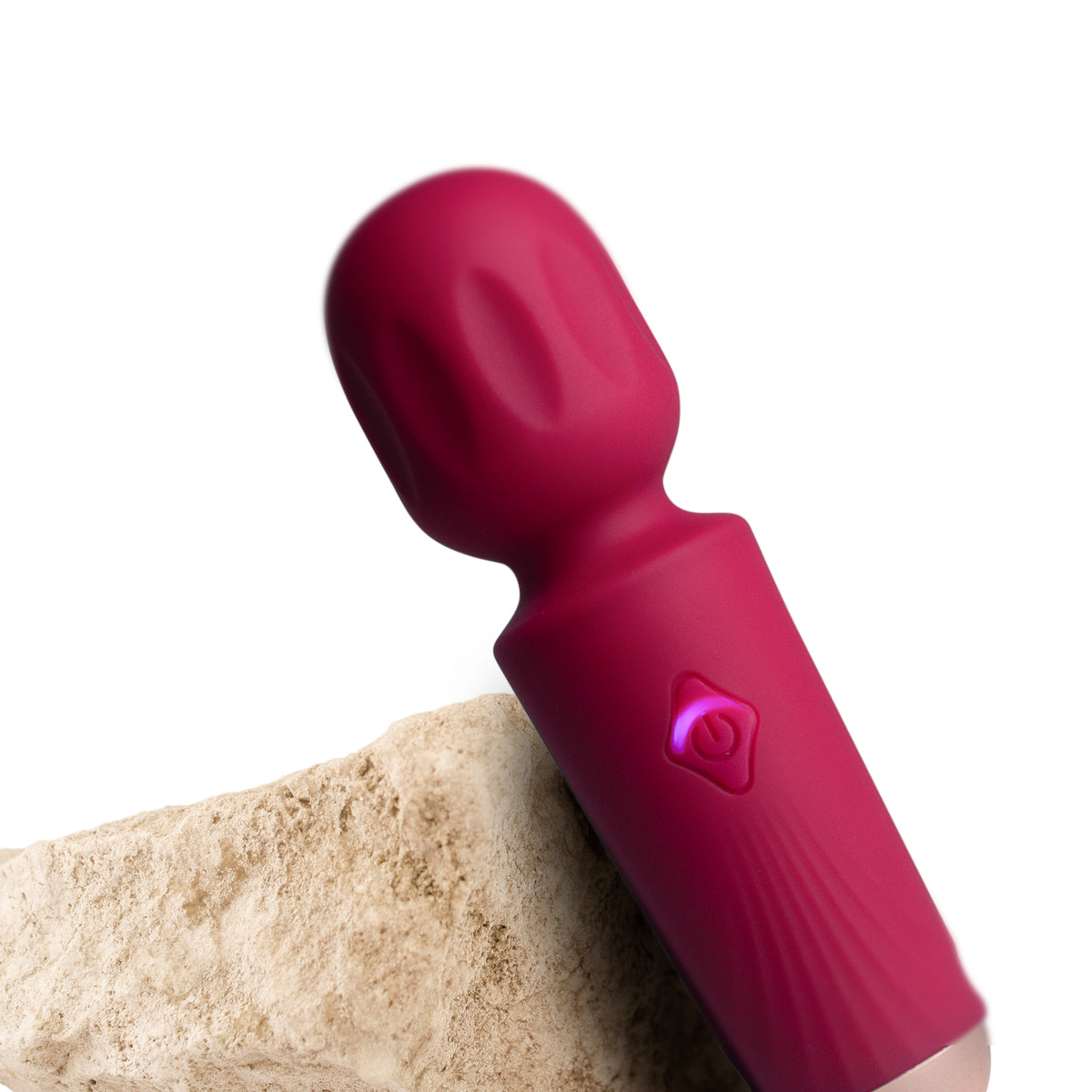 Rocks-Off Rechargeable Mini Wand – Azalea Red