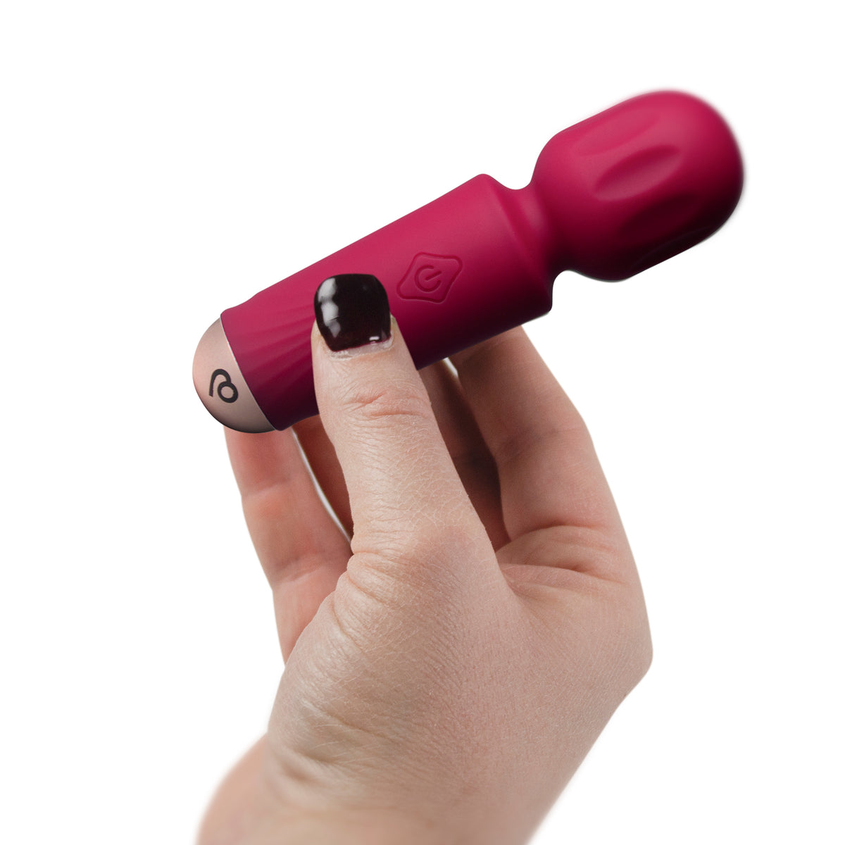 Rocks-Off Rechargeable Mini Wand – Azalea Red