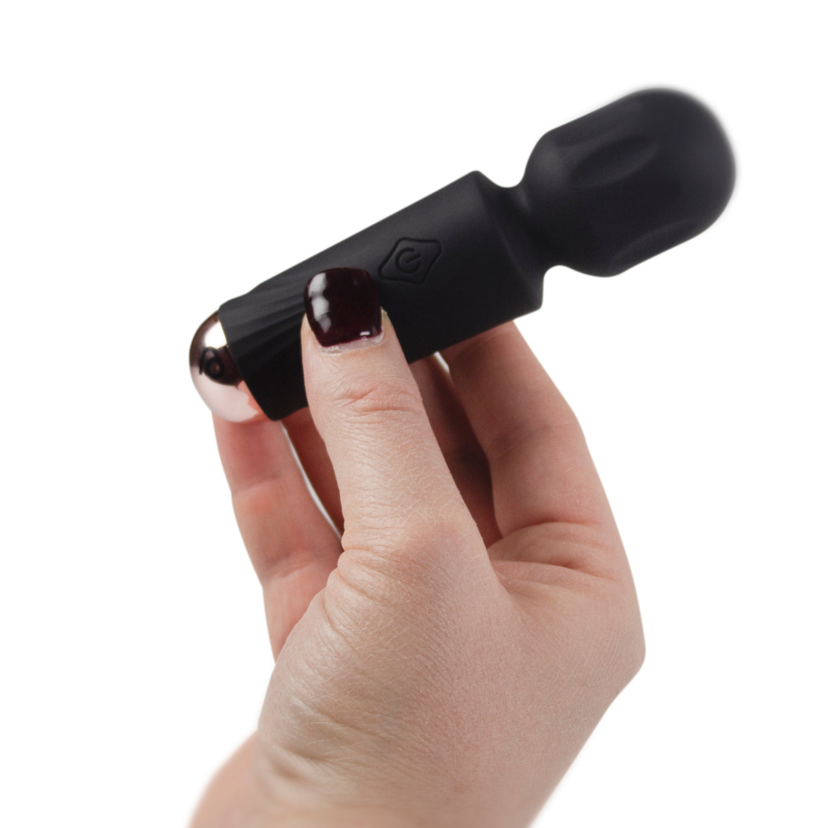 Rocks-Off Rechargeable Mini Wand – Black Tulip