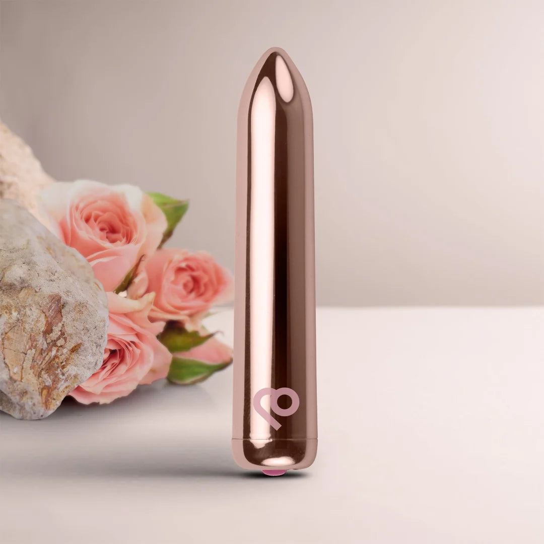 Rocks-Off Golden Rose rechargeable bullet vibrator