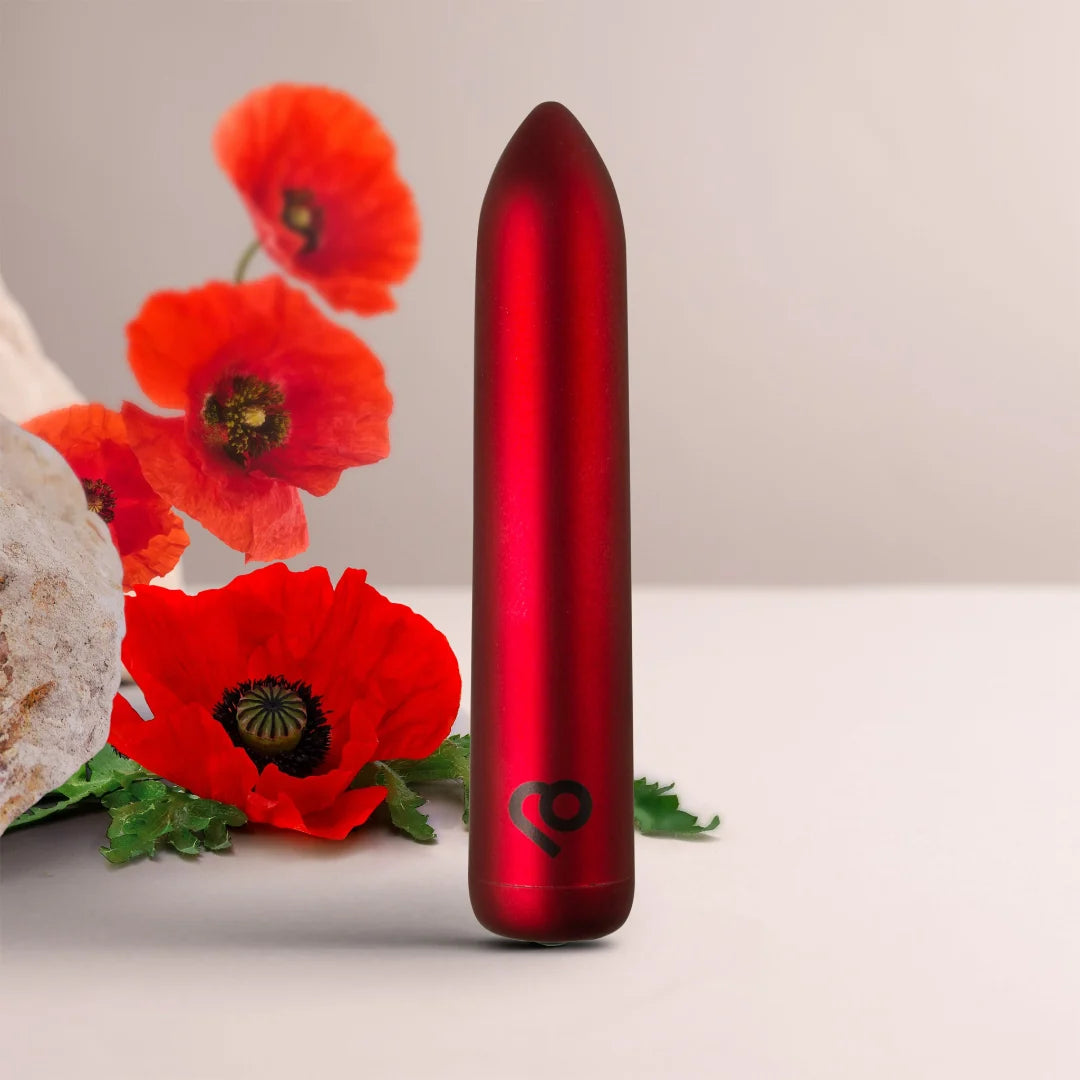 Rocks-Off Poppy Red rechargeable bullet vibrator