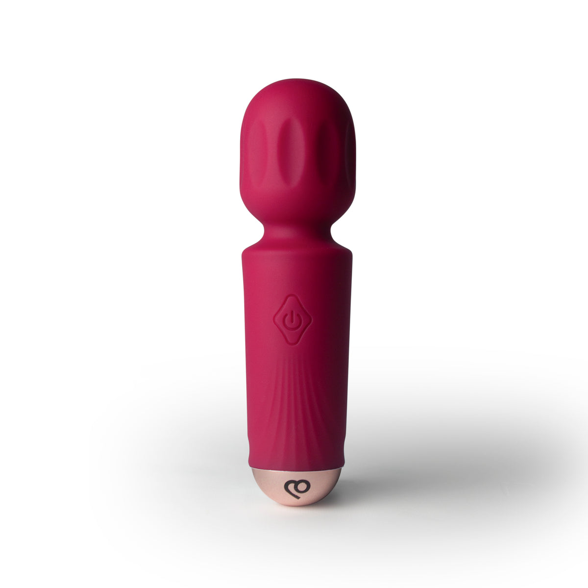 Rocks-Off Rechargeable Mini Wand Vibrator in Azalea Red