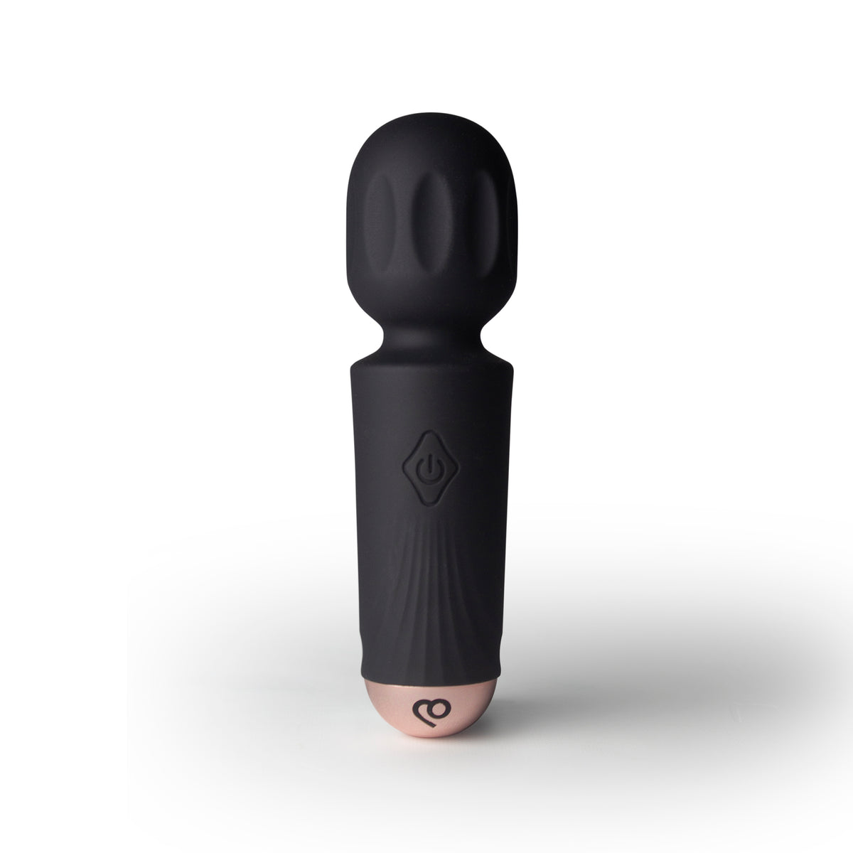 Rocks-Off Rechargeable Mini Wand Vibrator in Black Tulip