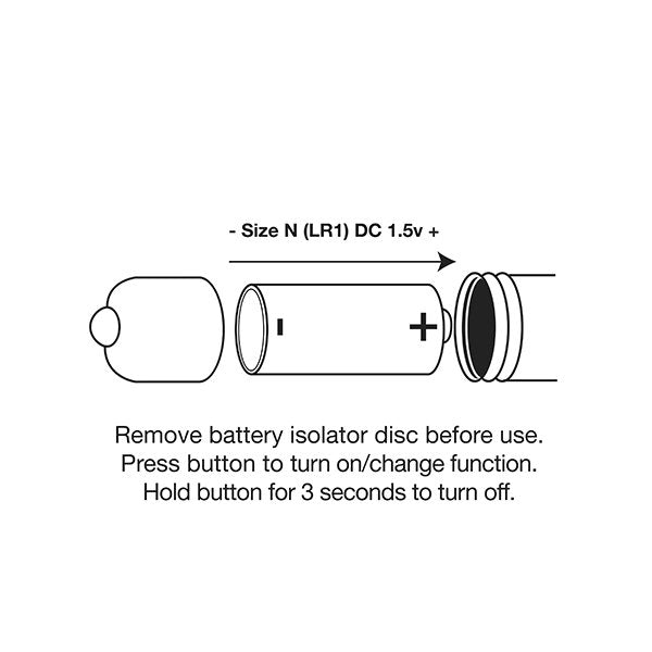 RO-80mm Rainbow Rocks-Off Vibrator