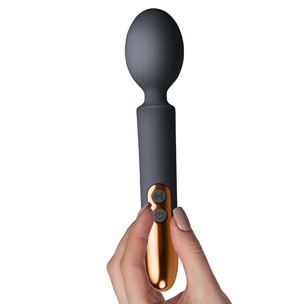 Oriel Rechargeable Wand Fuchsia & Copper Rocks-Off Vibrator