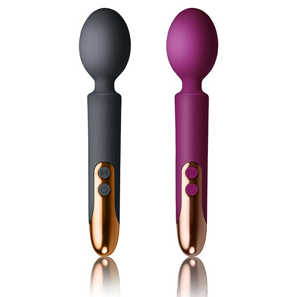 Oriel Rechargeable Wand Fuchsia & Copper Rocks-Off Vibrator