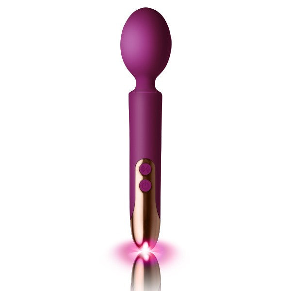 Oriel Rechargeable Wand Fuchsia & Copper Rocks-Off Vibrator