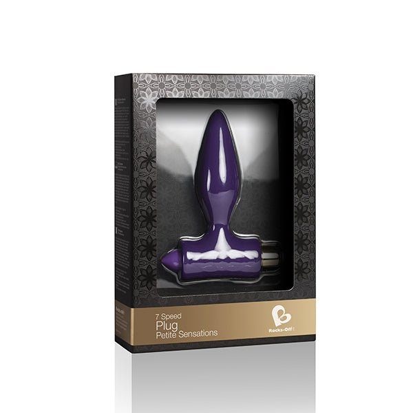 Petite Sensations Plug - Purple Rocks-Off Anal