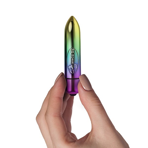 RO-80mm Rainbow Rocks-Off Vibrator