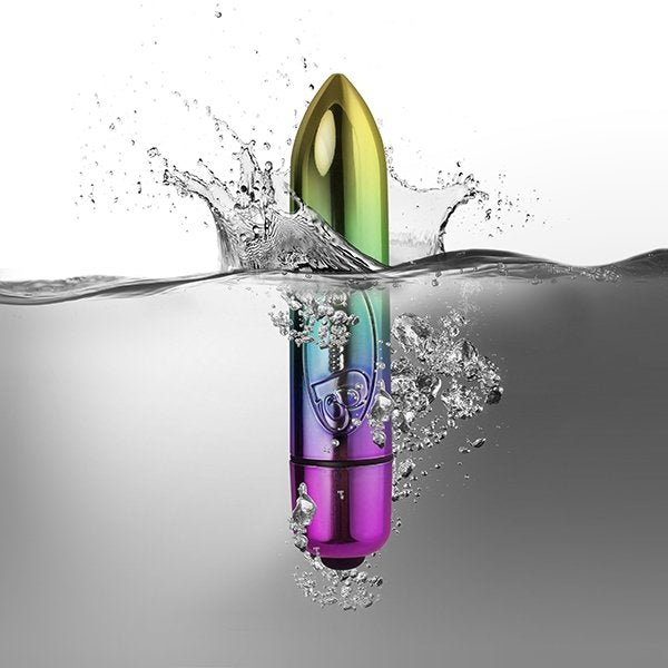 RO-80mm Rainbow Rocks-Off Vibrator